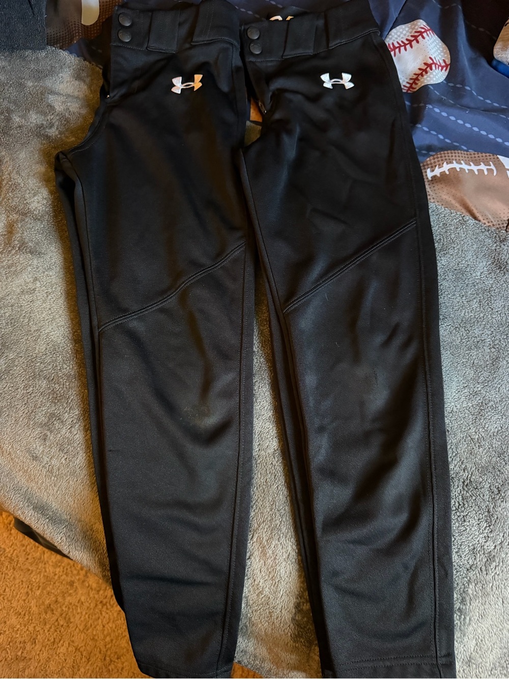 2 pair UA baseball pants size small